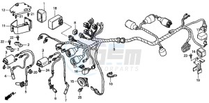 VT1100C3 drawing WIRE HARNESS (1)