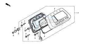 TRX450FE drawing METER