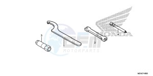 CRF450RG CRF450R Europe Direct - (ED) drawing TOOLS