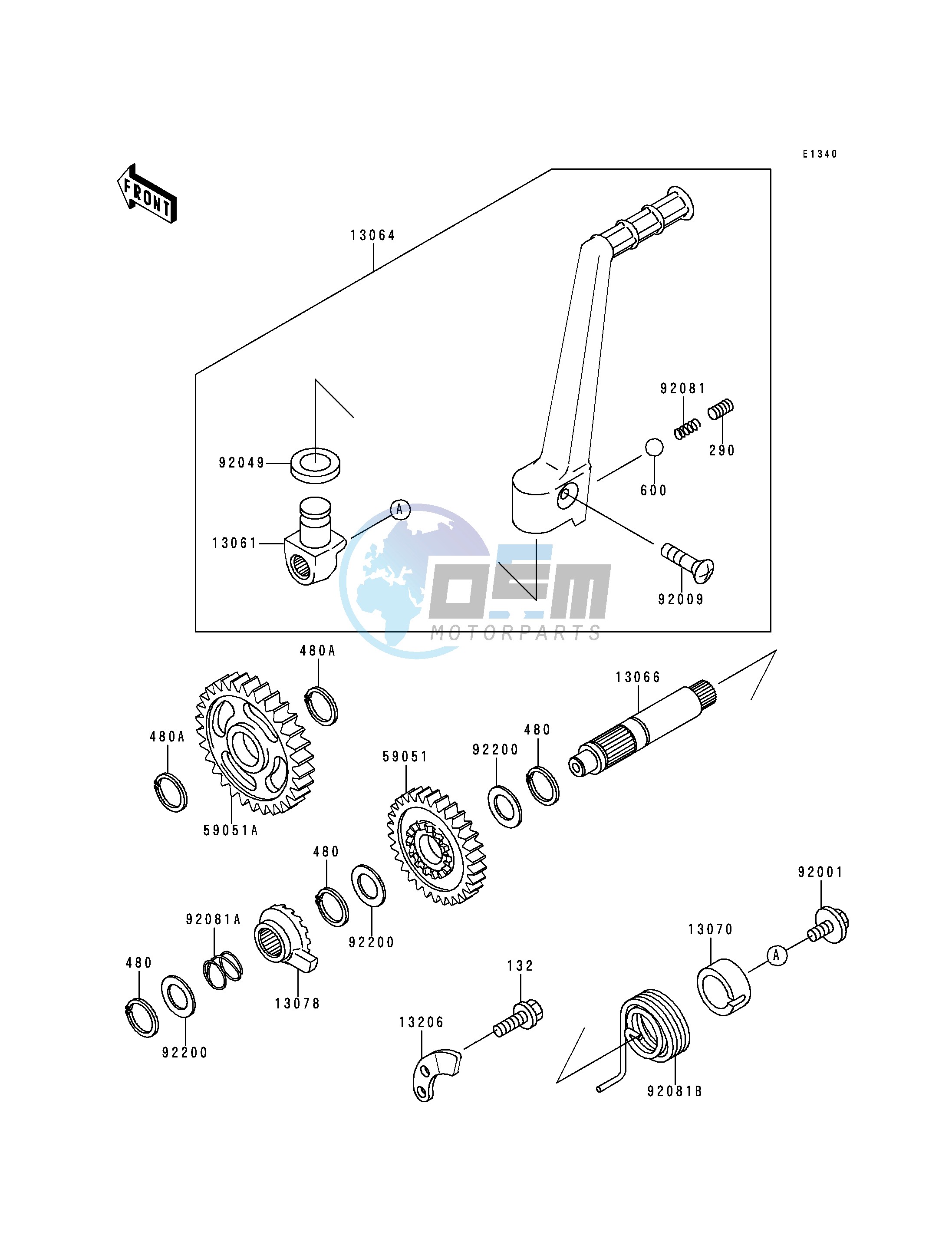 KICKSTARTER MECHANISM