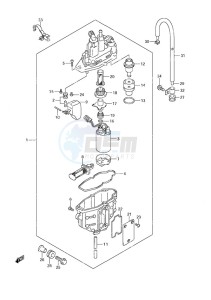 DF 140A drawing Fuel Vapor Separator