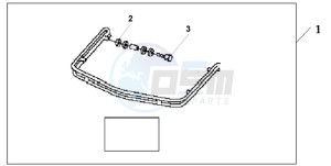 GL18009 Australia - (U / AB NAV) drawing TRUNK GUARD PIPE