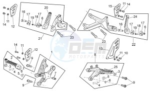 Tuono V4 1100 Factory USA-CND (NAFTA) (CND, USA) drawing Foot rests