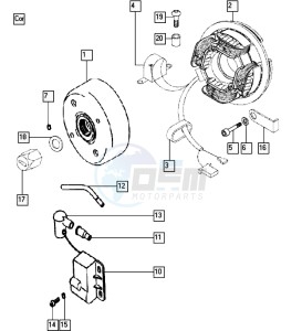 FUNTASTIC_25-45kmh_K6-K7 50 K6-K7 drawing Magneto