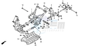 CN250 drawing FRAME BODY