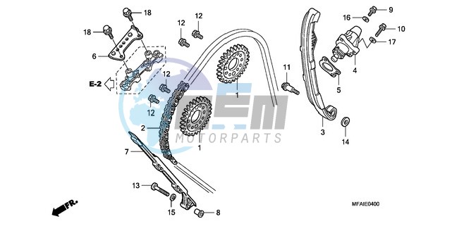 CAM CHAIN/TENSIONER