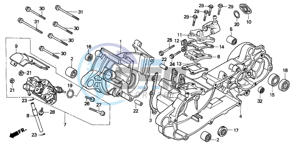 CRANKCASE/OIL PUMP