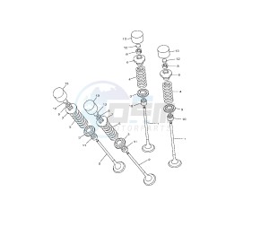 YZF R1 1000 drawing VALVE