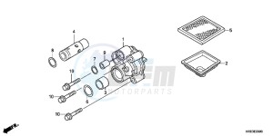 TRX500FMC ED drawing OIL PUMP