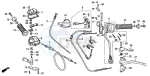 TRX350FE RANCHER 4X4 ES drawing SWITCH CABLE