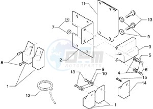 X9 500 drawing Relais - Decoder - Electronic control unit