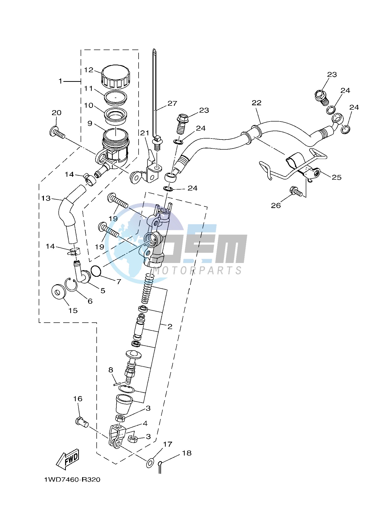 REAR MASTER CYLINDER