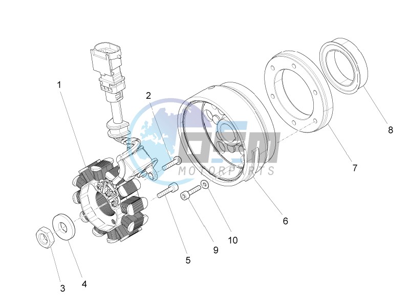 Cdi magneto assy / Ignition unit