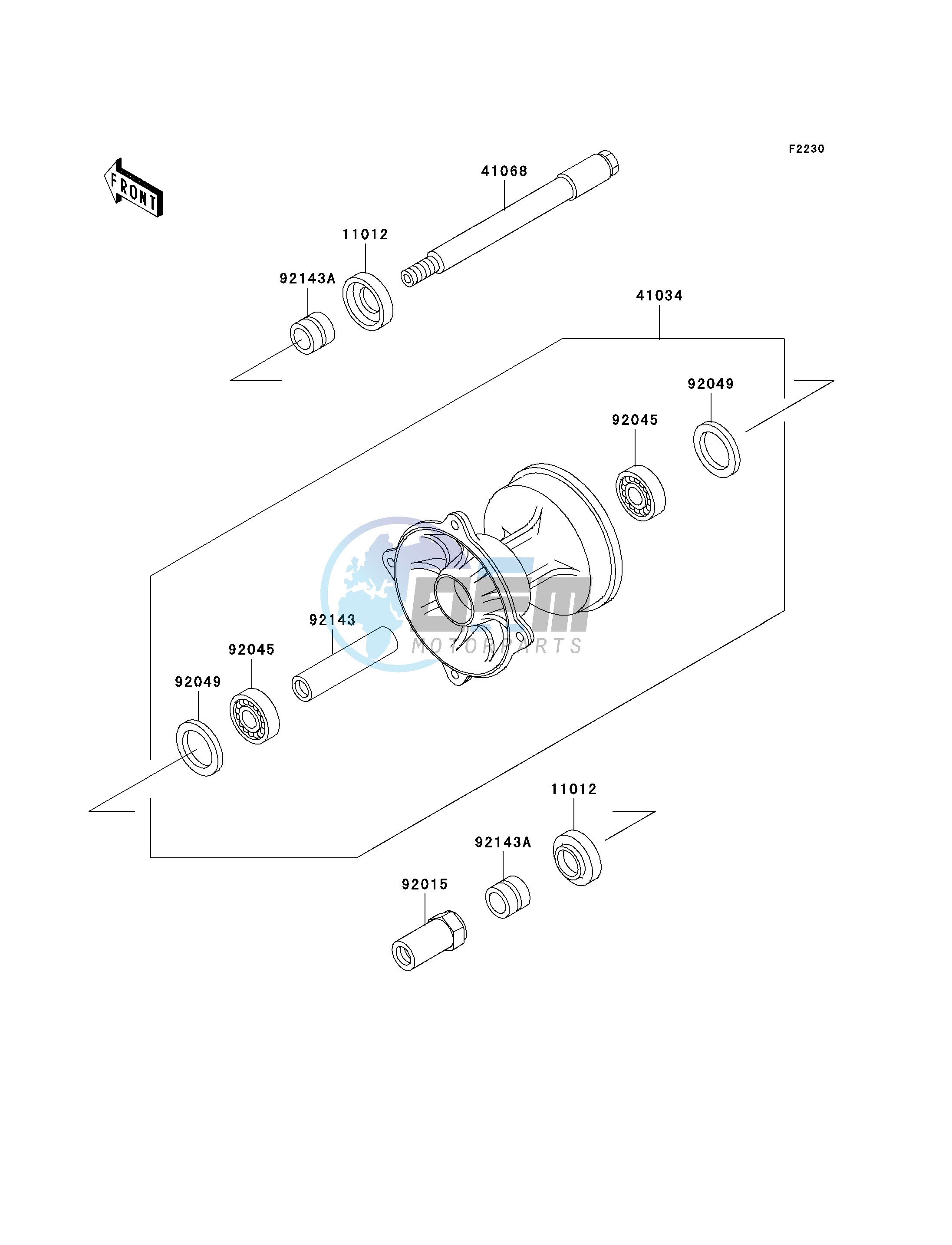 FRONT HUB