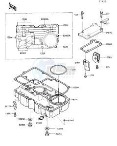 ZX 1000 B [NINJA ZX-10] (B3) [NINJA ZX-10] drawing BREATHER COVER_OIL PAN