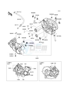 KRF 750 C [TERYX 750 4X4] (C8F) C8F drawing CRANKCASE