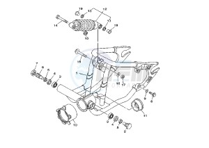 XVS DRAG STAR 650 drawing REAR ARM