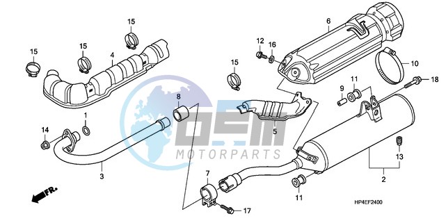 EXHAUST MUFFLER