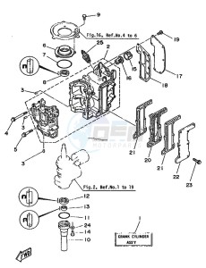 6C drawing CYLINDER--CRANKCASE