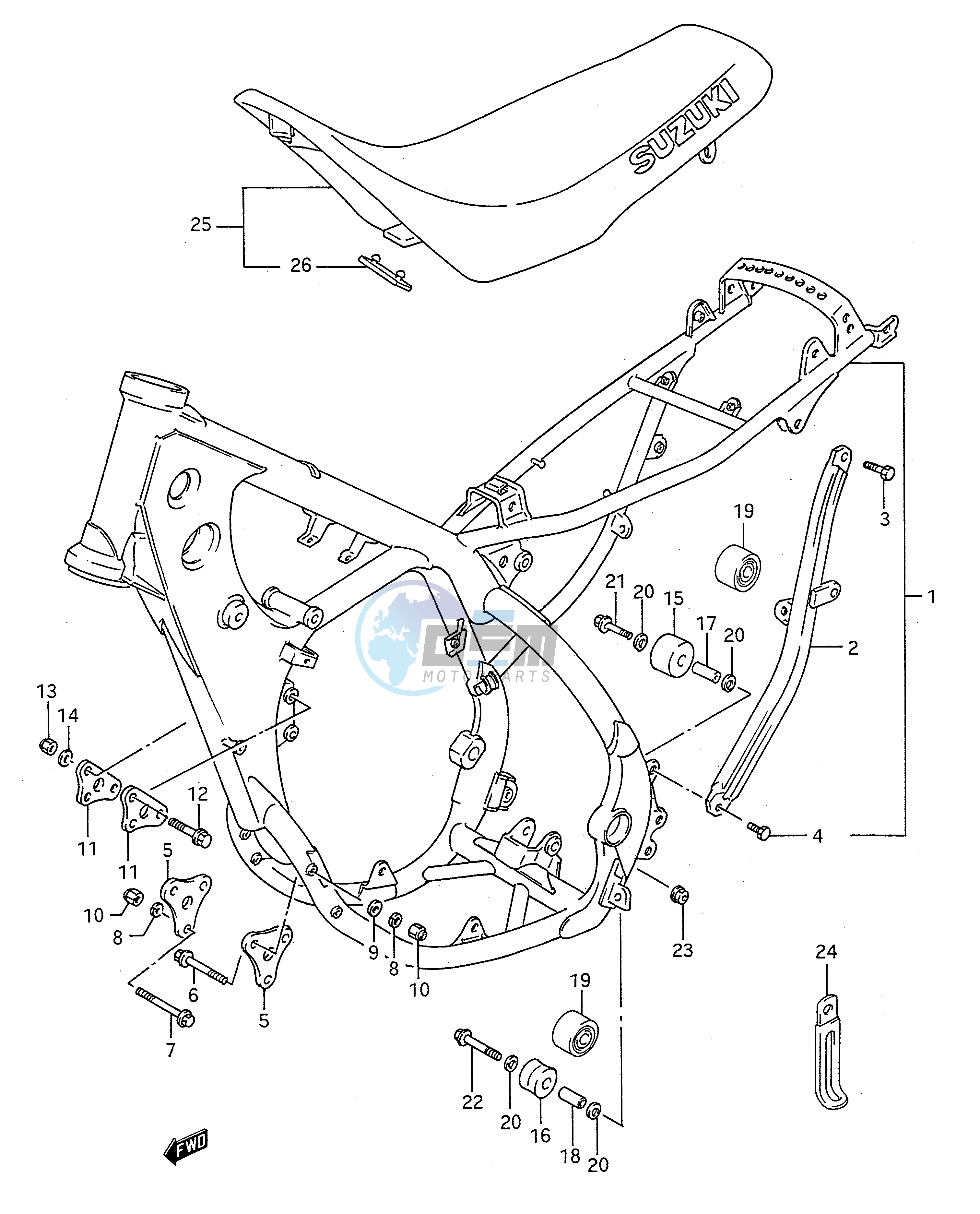 FRAME - SEAT