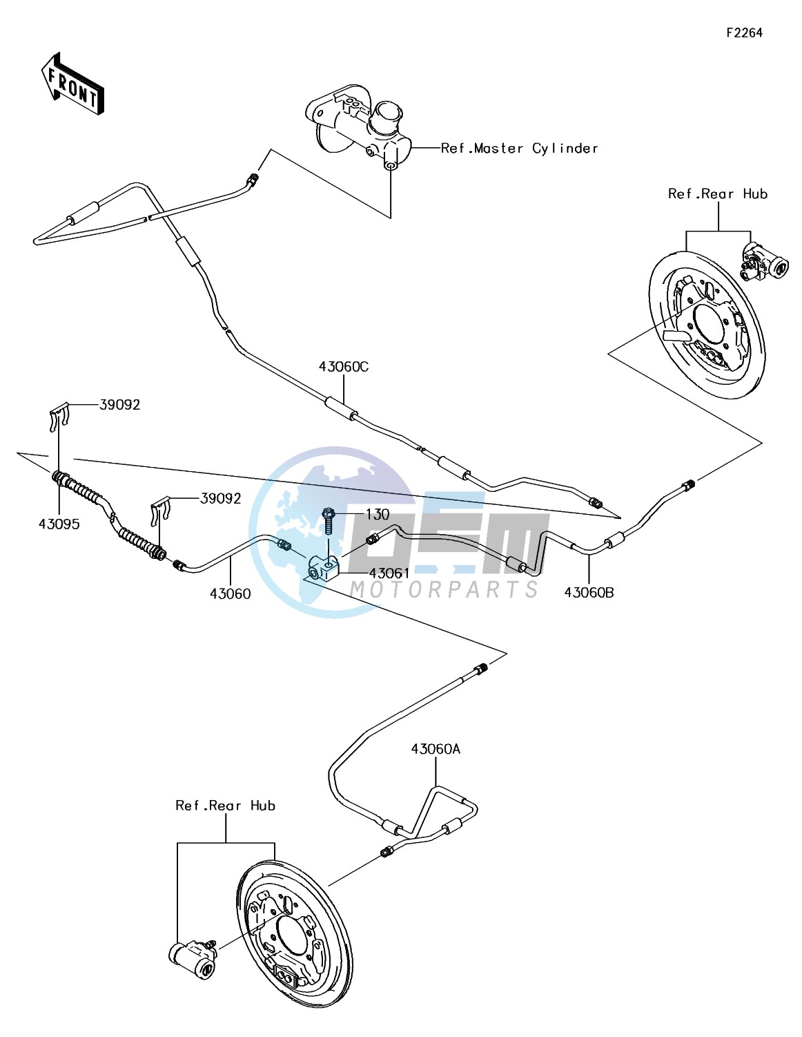 Rear Brake Piping