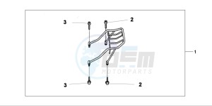 CMX250C REBEL drawing REAR CARRIER