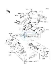 1400GTR ZG1400A8F FR GB XX (EU ME A(FRICA) drawing Taillight(s)