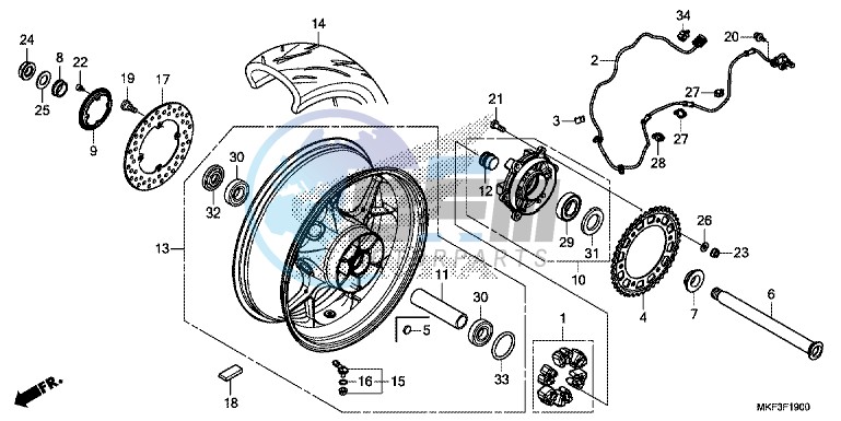 REAR WHEEL