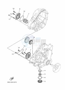 YZF125-A YZF-R125 (B5G5) drawing OIL PUMP