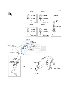 KSF 450 B [KFX450R MONSTER ENERGY] (B8F-B9FB) B8FA drawing IGNITION SWITCH