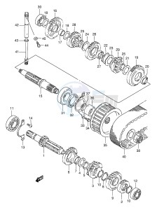 LS650 (E3-E28) SAVAGE drawing TRANSMISSION