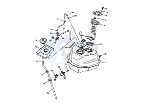 XP T-MAX 500 drawing FUEL TANK