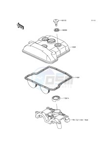 KX450F KX450HGF EU drawing Cylinder Head Cover