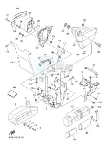 XVS950CR XVS950 ABS XV950 RACER (B334) drawing SIDE COVER