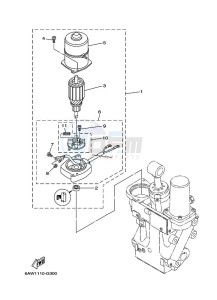 F350AETX drawing TILT-SYSTEM-2