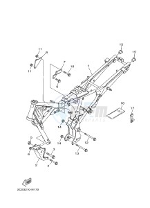 YB125 (2CS7) drawing FRAME