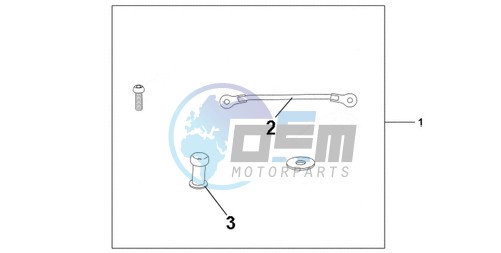 TANK BAG ATT KIT