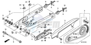 CBF10009 Europe Direct - (ED) drawing SWINGARM