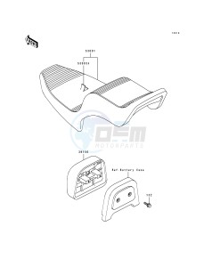 EN 500 A [VULCAN 500] (A6-A7) [VULCAN 500] drawing SEAT