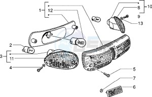 storm 50 drawing Rear tail lamp