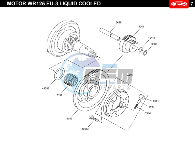 STARTER CLUTCH  EURO3