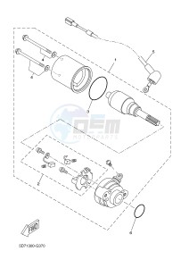 YZF-R125 R125 (5D7W 5D7W 5D7W 5D7W) drawing STARTING MOTOR