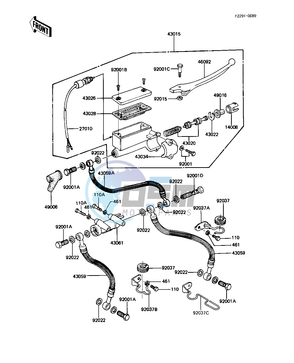 FRONT MASTER CYLINDER