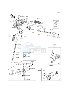 NINJA_250SL_ABS BX250BFSA XX (EU ME A(FRICA) drawing Handlebar