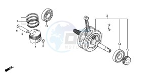 CG125ES drawing CRANKSHAFT/PISTON