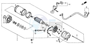 VT1100D2 drawing STARTING MOTOR