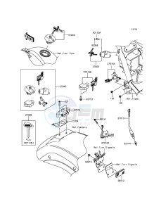 VULCAN 900 CLASSIC VN900BGFA GB XX (EU ME A(FRICA) drawing Ignition Switch