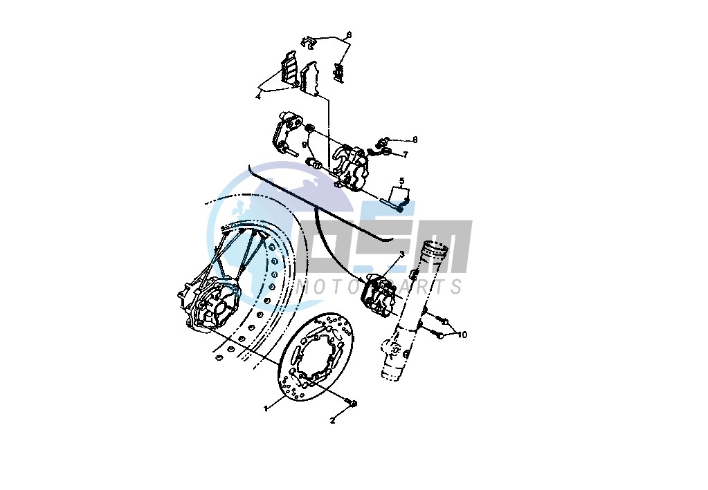 FRONT BRAKE CALIPER