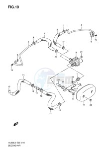 VL800CUE INTRUDER EU drawing SECOND AIR