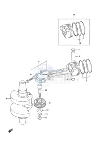 DF 25 V-Twin drawing Crankshaft